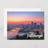 Hallo ₩ Pittsburgh, Pennsylvania Briefkaart (Voorkant / Achterkant)