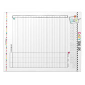 hallo Planner: Dagelijkse pagina's voor tijdtracer Notitieblok (Voorkant)