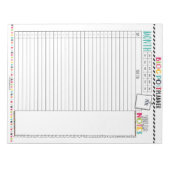 hallo Planner: Maandelijks Blog Post Planning Noti Notitieblok (Voorkant)