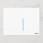 HALLO PLEZIER! Briefkaart (Achterkant)