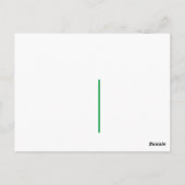 HALLO PLEZIER! Briefkaart (Achterkant)