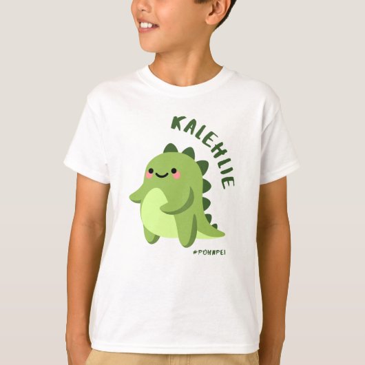 Hallo Pohnpei Pacific Islander T-shirt (Voorkant)