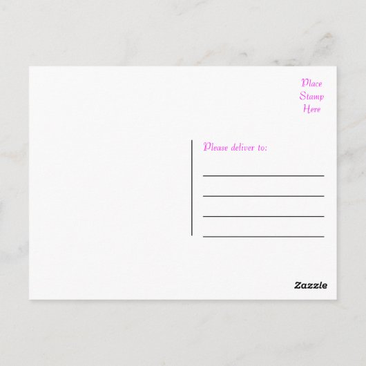 Hallo Pommerse puppy hond Blank Post Kaart (Achterkant)