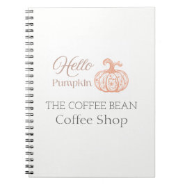 Hallo Pompoen Ambachtelijk Café Herfst Branding De Notitieboek