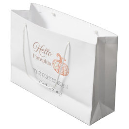 Hallo Pompoen Ambachtelijk Café Herfst Branding Groot Cadeauzakje