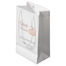 Hallo Pompoen Ambachtelijk Café Herfst Branding  Klein Cadeauzakje