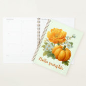 Hallo Pompoen Bloemen Halloween Design Planner (Display)