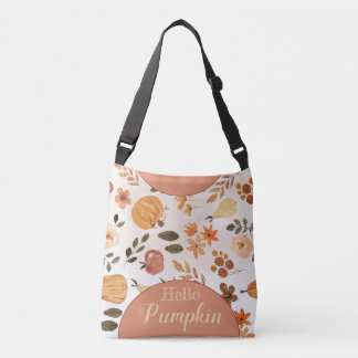 hallo pompoen crossbody tas