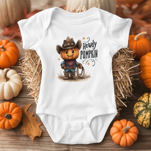 Hallo Pompoen Halloween Baby Bodysuit