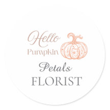 Hallo Pompoen Halloween Bloemist Bedrijfsidentitei