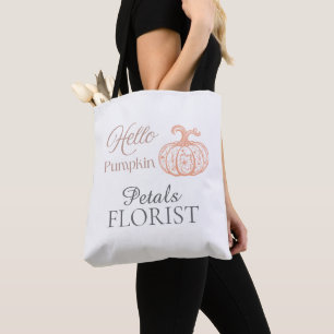 Hallo Pompoen Halloween Bloemist Bedrijfsidentitei Tote Bag