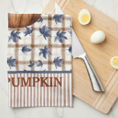 Hallo Pompoen Herfst Boerderij Custom Theedoek (Quarter Fold)