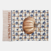 Hallo Pompoen Herfst Boerderij Custom Theedoek (Horizontaal)