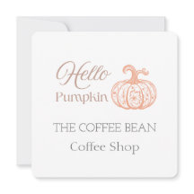 Hallo Pompoen Herfst Café, Fall Coffee Shop Merk