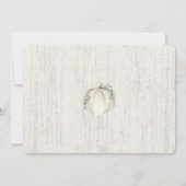 Hallo Pompoen herfst foto geboorte aankondiging (Achterkant)