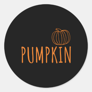 Hallo Pompoen Herfst herfst pompoen kruid Ronde Sticker