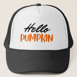 Hallo Pompoen Herfst Seizoen Autumn Trucker Pet
