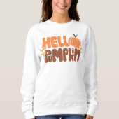 Hallo Pompoen Herfst Sweatshirt | Mode in het naja (Voorkant)