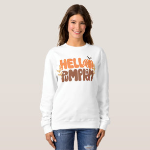 Hallo Pompoen Herfst Sweatshirt Mode in het naja