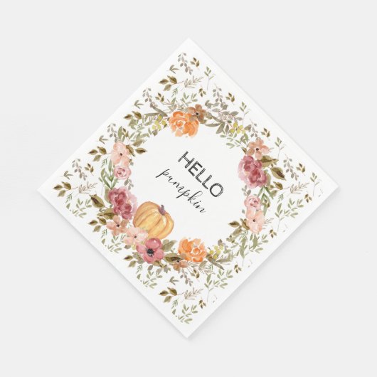Hallo Pompoen Papieren Servetten Herfst Bruidsboek (Hoek)