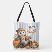 Hallo pompoen prachtig tote bag (Achterkant)