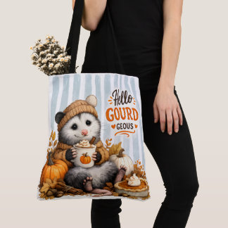 Hallo pompoen prachtig tote bag