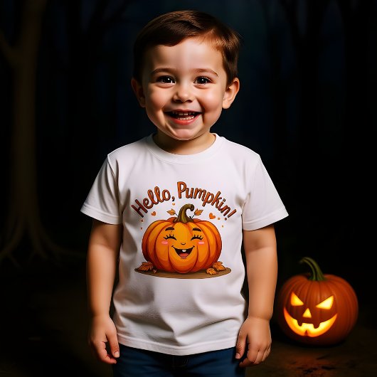 Hallo Pompoen Schattige Halloween Happy Pumpkin De T-shirt