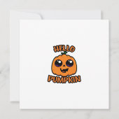 Hallo Pompoen Schattigee Halloween Jack-O-Lantern (Achterkant)
