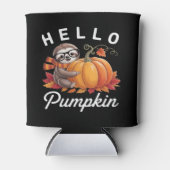 Hallo Pompoen - Schattigee Herfst Luiaard Herfstbl Blikjeskoeler (Voorkant)