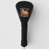 Hallo Pompoen - Schattigee Herfst Luiaard Herfstbl Golfheadcover (Voorkant)