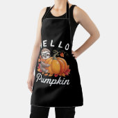 Hallo Pompoen - Schattigee Herfst Luiaard Herfstbl Schort (Insitu)