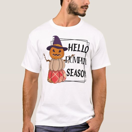 Hallo Pompoen Seizoen Boogeyman T-shirt (Voorkant)