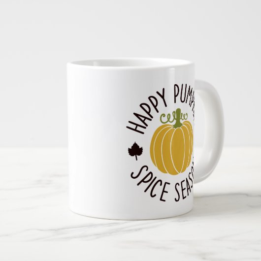 Hallo Pompoen Spice Seizoen 20 oz Keramische Mok (Voorkant rechts)