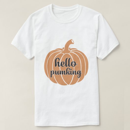 Hallo Pompoen T-shirt (Design voorkant)