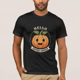 Hallo Pompoen-tastische Grappige Pompoen Woordgrap T-shirt