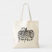 Hallo Pompoen Tote Bag (Achterkant)