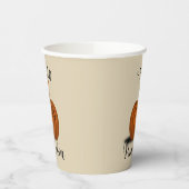 Hallo Pompoen waterverf herfst herfst Papieren Bekers (Links)