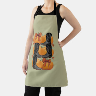Hallo Pompoen Westerse Herfst Coquette Strik Cowgi Schort