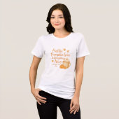 Hallo, Pompoengekruid & Alles is Leuk Tri-Blend Shirt (Voorkant volledig)