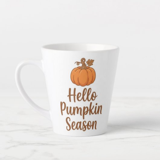 Hallo pompoenseizoen latte mok (Links)