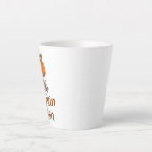Hallo pompoenseizoen latte mok (Voorkant)