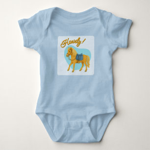Hallo! Pony Jersey Bodysuit/T-Shirt   Kleding Romper