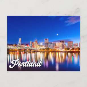 Hallo ₩ Portland, Oregon, Verenigde Staten Briefkaart