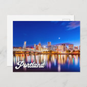 Hallo ₩ Portland, Oregon, Verenigde Staten Briefkaart (Voorkant / Achterkant)