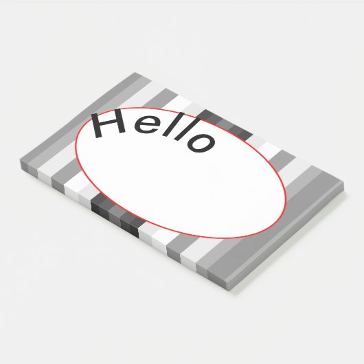 hallo post-it® notes (Schuin)