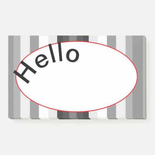 hallo post-it® notes (Voorkant)