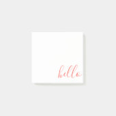 Hallo Post-it® Notes (Voorkant)