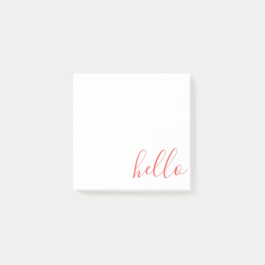 Hallo Post-it® Notes (Voorkant)