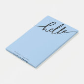 hallo Post-it opmerkingen Jouw naam toevoegen Post-it® Notes (Schuin)
