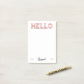 hallo: post-its post-it® notes (Op bureau)